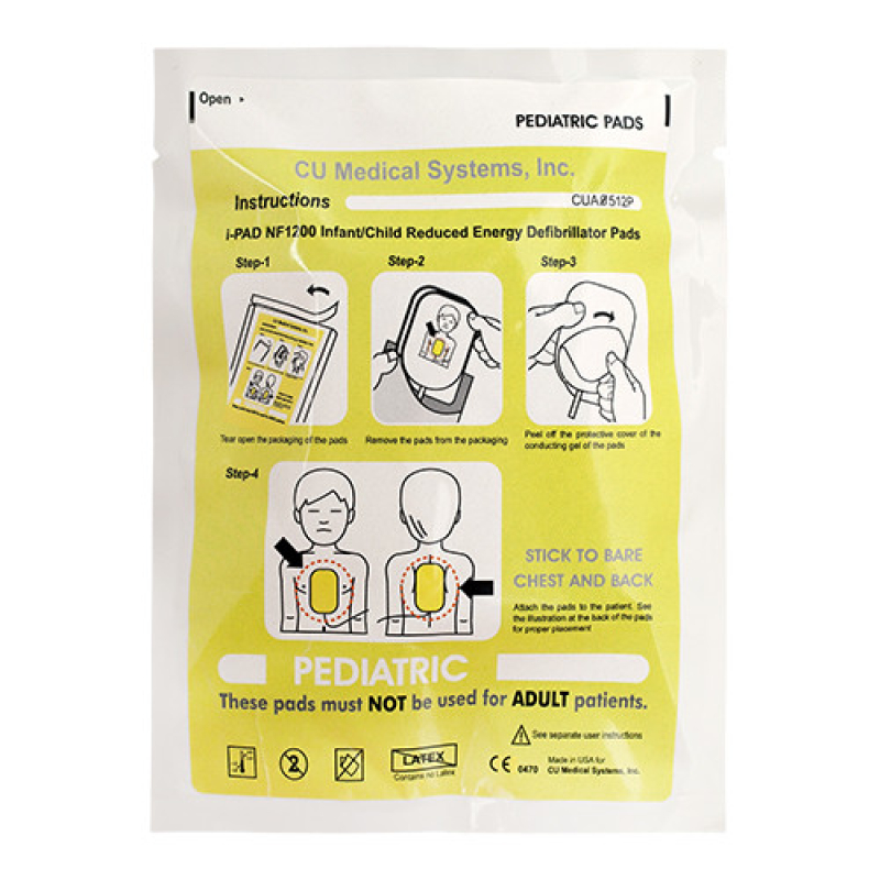 Elettrodi pediatrici per IPAD CU medica