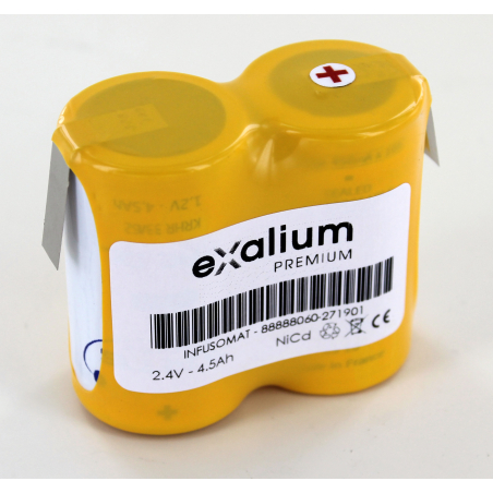 Battery 2,4V 4Ah for infusion pump Infusomat B. BRAUN
