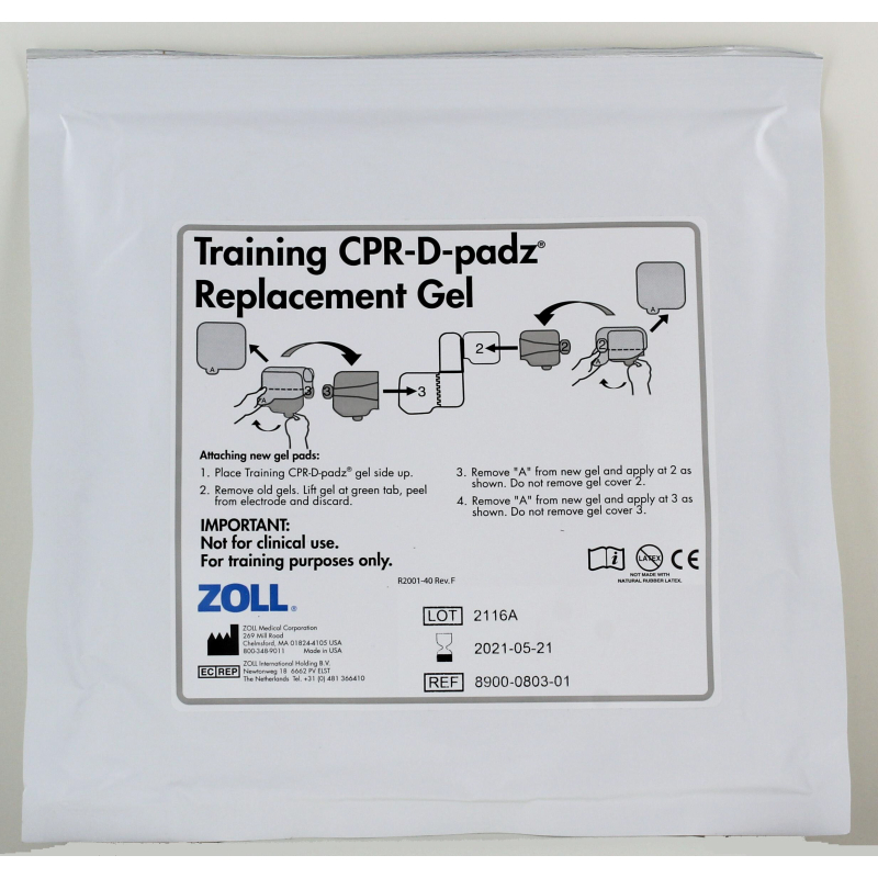 5 paia di patch adesivi per elettrodi Zoll