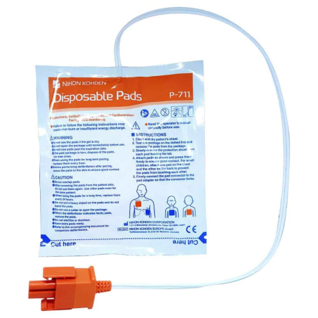 Child/adult electrodes for TEC-8342 NIHON KOHDEN defibrillator (H329/P-711)