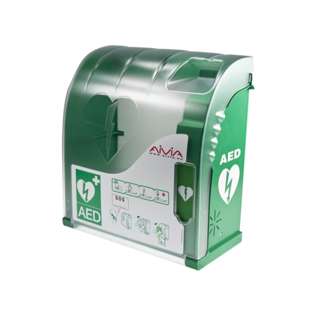 Outdoor wall case for AIVIA defibrillator