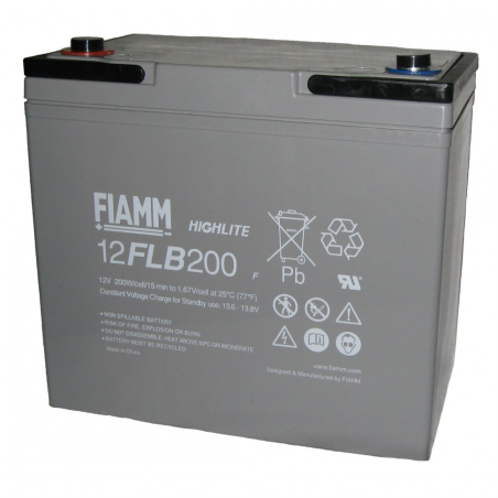 Batteria Piombo 12V 55Ah Fiamm (229X138X212) (12FLB200P)