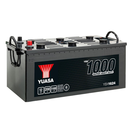 Battery lead start 12V 200Ah 1100A Yuasa Super Heavy Duty (YBX1624)