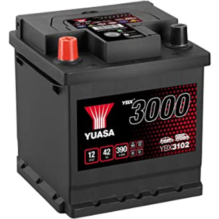 Lead battery start 12V 42Ah 390A SMF YUASA (YBX3102)