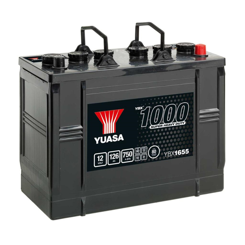 Batterie plomb démarrage 12V 126Ah 750A Super Heavy Duty