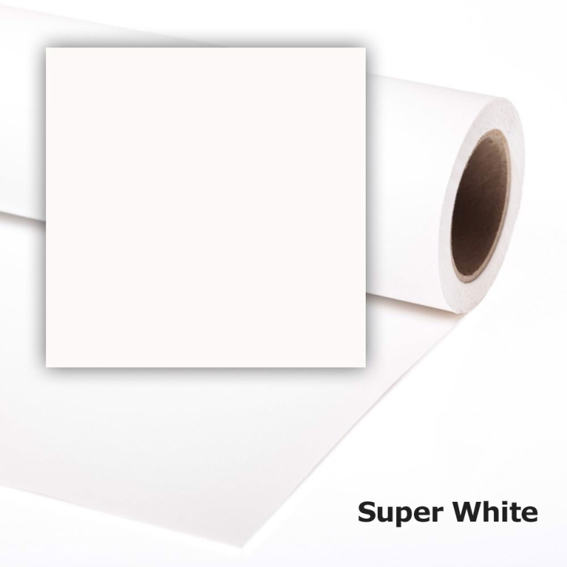 COLORAMA SUPER WHITE 107  2.72 X 11M FONDALE CARTA