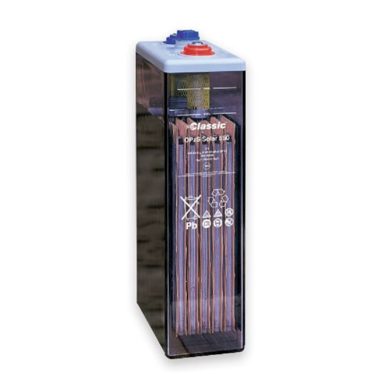 Batteria Piombo 2V 550Ah Exide (126X208X511) (OPzSSolar550)