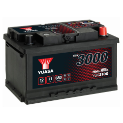 Batterie plomb démarrage 12V 71Ah 680A SMF Yuasa YBX3100