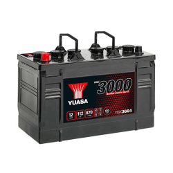 Lead battery starting 12V 112Ah 870A Yuasa (YBX3664)