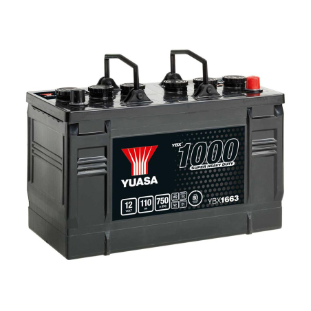 Batterie plomb démarrage 12V 110Ah 750A + D Super Heavy Duty