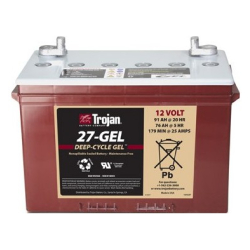 Batteria Piombo 12V 91Ah Trojan (323X162X235) (27-GEL)