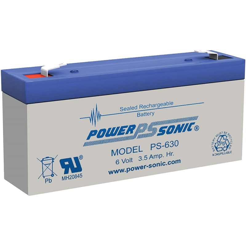 Batteria Piombo 6V 3.5Ah Power Sonic (134X34X64) (PS630)