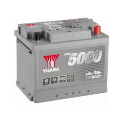 Batterie plomb démarrage 12V 65Ah 640A SMF +D Yuasa YBX5027