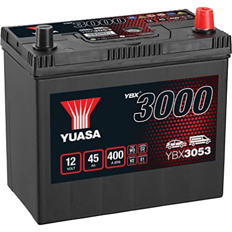 Lead battery start 12V 45Ah 400A SMF 'D Yuasa ' (YBX3053)