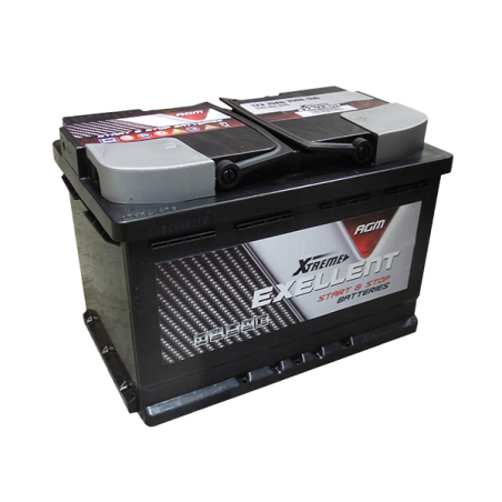 Lead battery start AGM 12V 70Ah 760A Start - Stop (570.901.076)