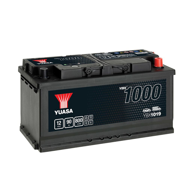 Lead battery start 12V 90Ah 800A 'D Yuasa' (YBX1019)