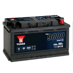 Lead battery start 12V 80Ah 800A 'D AGM Start Stop Yuasa (YBX9115)
