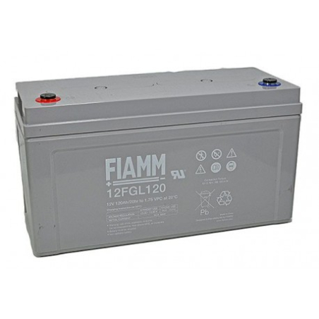 Batteria Piombo 12V 120Ah Fiamm (407X173X225) M8 (12FGL120)