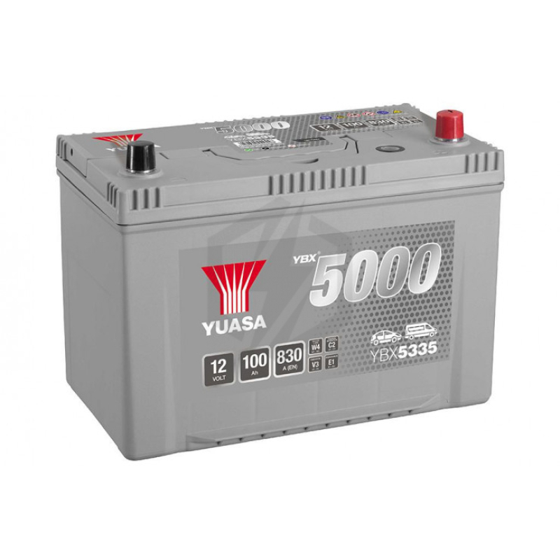 Lead battery start 12V 100Ah 830A SMF 'D Yuasa ' (YBX5335)
