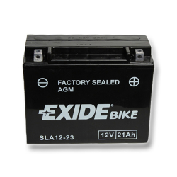 Lead battery AGM Moto 12V 21Ah 350A Exide (SLA12-23)