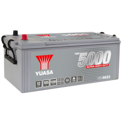Battery lead start 12V 185Ah 1200A SMF Super heavy duty yuasa 'G (YBX5623)