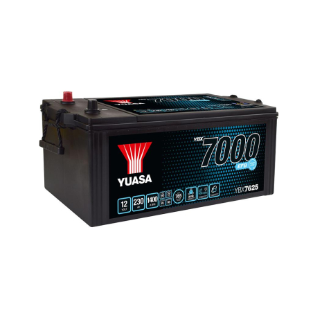 Battery lead start 12V 230Ah 1400A super HD EFB (YBX7625)