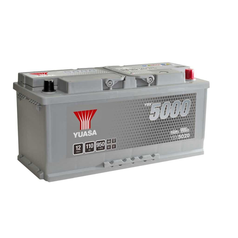 Lead battery start 12V 110Ah 950A YUASA high performance (YBX5020)