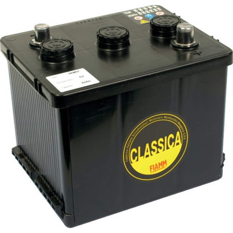 Fiamm Classica 6V 82Ah 310A (3AM6F) starter battery