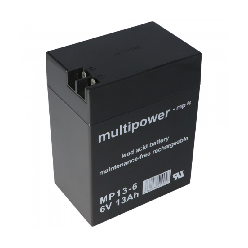 6V 13Ah Multipower Lead Battery (MP13-6)