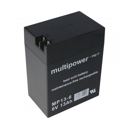 6V 13Ah Multipower Lead Battery (MP13-6)