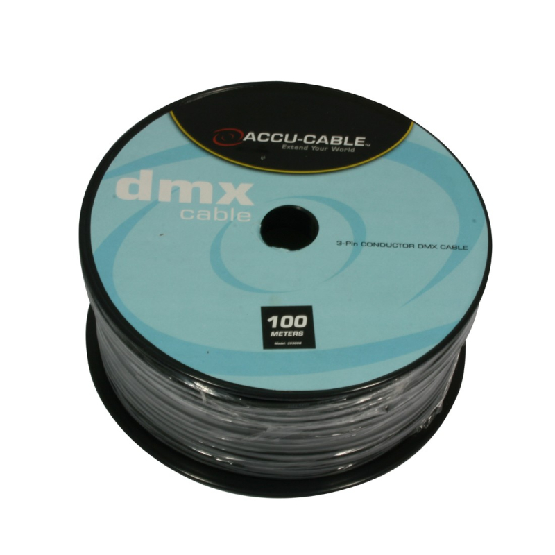 AC-DMX3/100R CAVO DMX 3P ROLL100MT