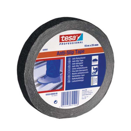 NASTRO TESA 60950 ANTISCIVOLO 15M X 25MM NERO