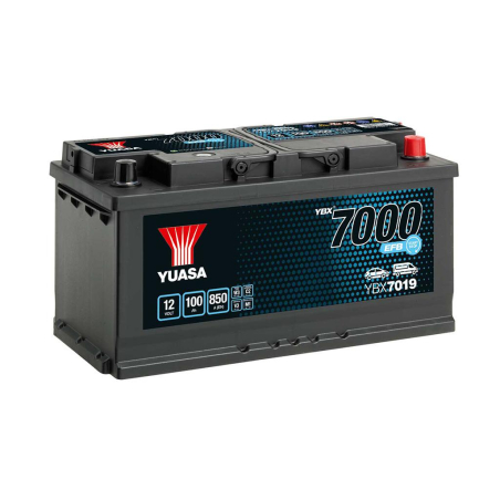 Batterie plomb démarrage EFB Start & Stop 12V 100Ah 850A YBX7019