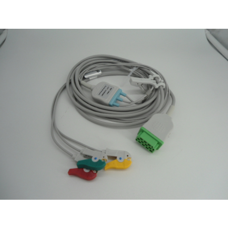 CAVO ECG 3 DERIVAZIONI COMPATIBILE GE