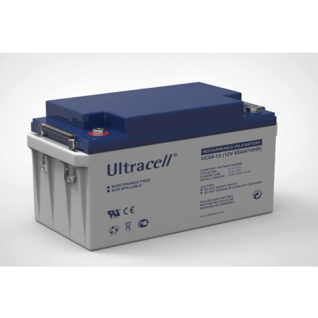 Battery Lead 12V 65Ah Power Sonic (348X167X178) (UC65-12)