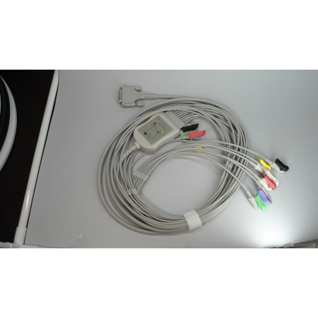 CAVO ECG 10 DERIVZ. A PINZA connettore DB15 3.5M