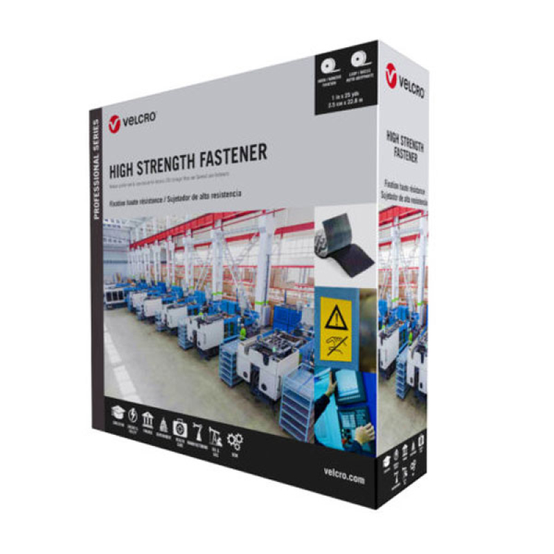 VELCRO HIGH STRENGTH 50MMX25MNERO