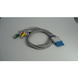 SET 3 DERIVAZIONI ECG SNAPEQUIVALENTE PHILIPS