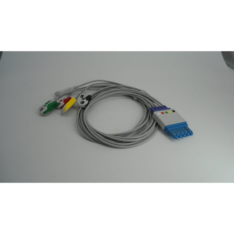 SET 3 DERIVAZIONI ECG SNAPEQUIVALENTE PHILIPS