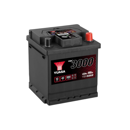 Batterie plomb démarrage 12V 42Ah 390A SMF Yuasa YBX3202