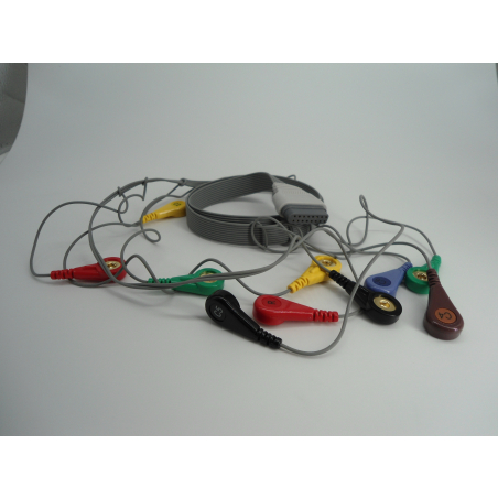 CAVO ECG 10 VIE 12 CANALI SNAP PER HOLTER EDAN 2A SERIE