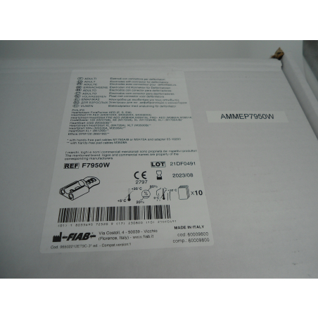 COPPIA ELETTRODI COMPATIBILI CON CAVO ESTERNO - CONF. 10PZ