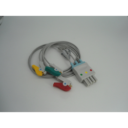 Cavo ECG 3 derivazioni pinza compatibile Nihon Koden K911/BR-903P