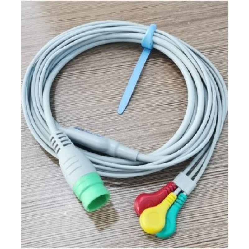 CAVO ECG 3 TERMINALI CLIP XMEDIANA D 500