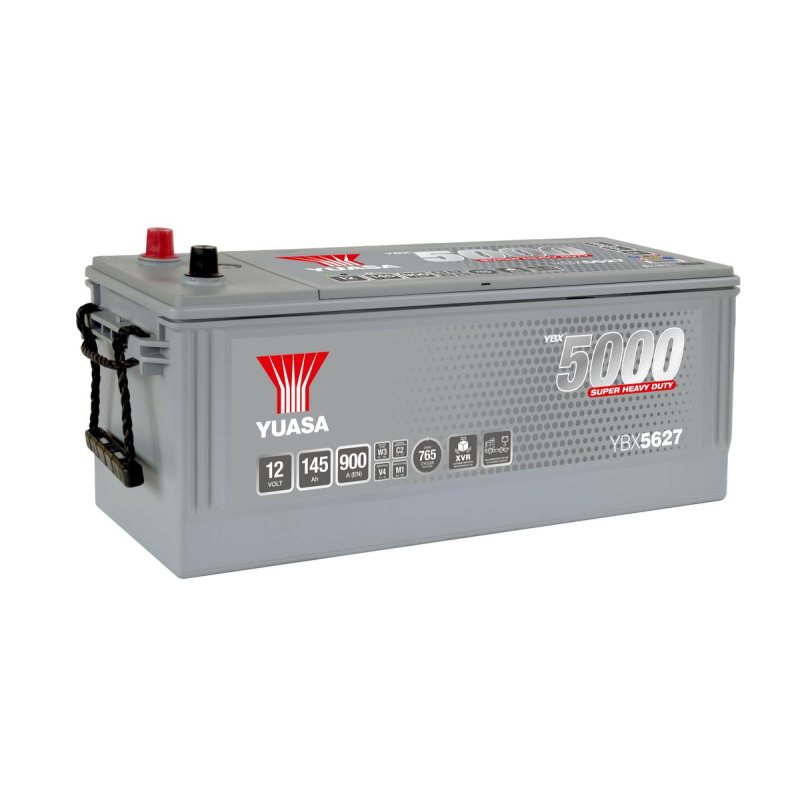 Battery lead start 12V 145Ah 900A SMF Super heavy duty yuasa +G (YBX5627)