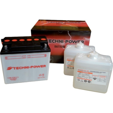 Batterie plomb demarrage 12V 26Ah C60-N24L-A conventionnelle