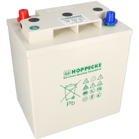 Batteria Piombo 6V 170Ah HOPPECKE (242X170X275) (6TB170)