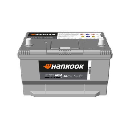 Battery lead start 12V 80Ah 750A +G Hankook (MF65-750)
