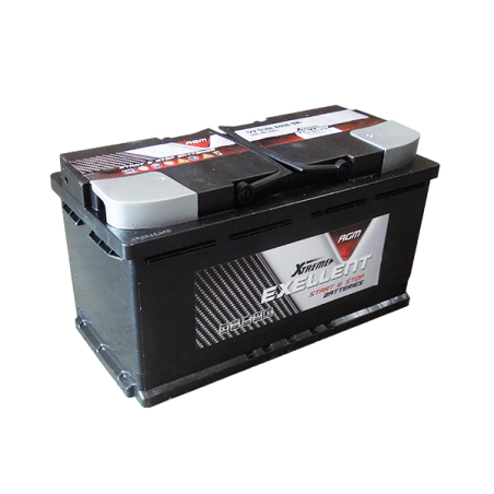 Batterie plomb demarrage AGM 12V 95Ah 860A Start & Stop +D