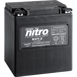 Batterie plomb SLA 12V 30Ah 450A +D Nitro HVT-2 pour Harley davidson